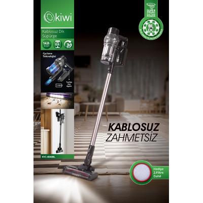 Kiwi Kvc-4040 Kablosuz Dikey Süpürge Gri