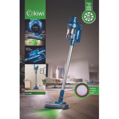 Kiwi KVC-4041 2si 1 Arada El Süpürgesi ve Dik Süpürge Mavi