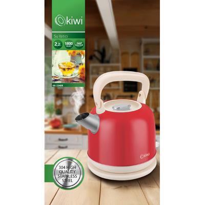 Kk-3340 Paslanmaz Çelik  Retro Su Isıtıcı Kettle 2,2 Litre