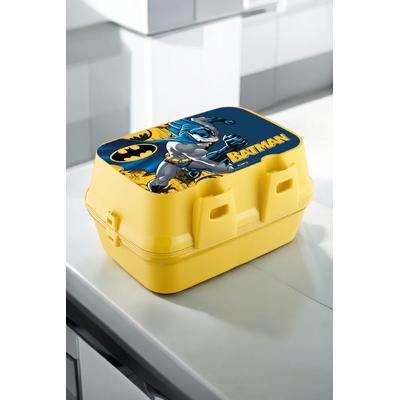 Lisanslı Batman 4 Bölmeli Kaşık Çatallı Beslenme Kutusu Kabı