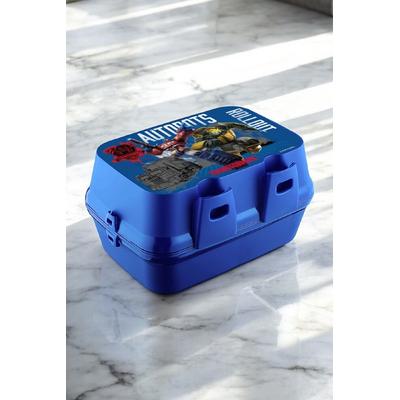 Lisanslı Transformers 4 Bölmeli Kaşık Çatallı Beslenme Kutusu Kabı