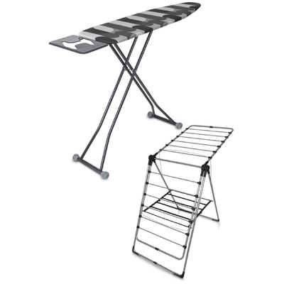 Perilla Hely Ütü Masası İronika Extra Kalın Borulu Kurutmalık Set