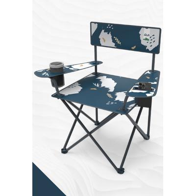 Perilla Qufi Katlanır Kamp Piknik Sandalyesi Rejisör Koltuğu - Mavi