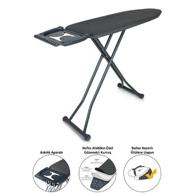 Perilla Silvia Özel Antrasit Dokuma Kumaşlı Ütü Masası