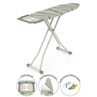 Perilla Silvia Özel Dokuma Kumaşlı Ütü Masası Yeşil