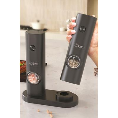 Pilli Işıklı Tuz Karabiber Değirmeni Otomatik Baharat Öğütücü 2li Paket KSPG-4850