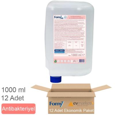 Fomy 1000ml Antibakteriyel Köpük Sabun 12 Adet - Eko Paket