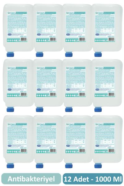 Fomy 1000ml Antibakteriyel Köpük Sabun 12 Adet - Ekonomik Paket
