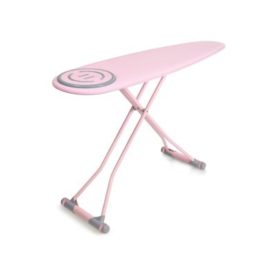 Perilla Premium Ütü Masası - Mandal Sepetli Kurutmalık-Pembe Set