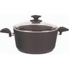Remetta Granit 30 Cm Derin Tencere - Siyah
