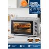 Akel Lambalı, Turbo Fanlı, Termostatlı, Saatli, Çift Tepsili 32 Litre Midi Fırın AF280LF