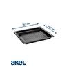 Akel Lambalı, Turbo Fanlı, Termostatlı, Saatli, Çift Tepsili 32 Litre Midi Fırın AF280LF