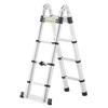 İronika Alüminyum Kolay Taşınabilir Çift Yönlü A Tipi Teleskopik Merdiven 2.2 + 2.2 Metre 7+7 Basamak