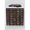 İronika Hotwheels ve Matcbox Oyuncak Araba Rafı 1/64 Ahşap Hobi Araba Düzenleyici 50 Araba