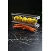 İronika Kapaklı Buzdolabı Düzenleyici Meyve Sebze Saklama Kabı Organizer 4lü Set 7 L - 4,5 L - 3 L - 2 L