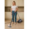 Kiwi KSC-4218 Kazanlı Ütüye Dönüşebilen Buharlı Temizlik Makinası KSC-4218, 2000W / ml, 15 aksesuar Siyah