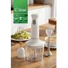 Kiwi KC-8219H Paslanmaz Çelik Bıçaklı El Blender Seti | 500ml Hazne & DC Motor & 1,5m Kablo