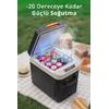 Kiwi KIM-4753 Oto Buzdolabı | 40 L & Çift Soğutma & 12V/24V & Tekerlekli & Dijital Ekran