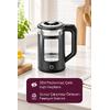 Masterchef MC-368 Cam Su Isıtıcı Kettle | 1500W & 1.8L Paslanmaz Çelik & Otomatik Kapanma&360 Kablosuz Kullanım