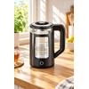 Masterchef MC-368 Cam Su Isıtıcı Kettle | 1500W & 1.8L Paslanmaz Çelik & Otomatik Kapanma&360 Kablosuz Kullanım