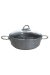 Remetta Granit 30 Cm Basık Tencere - Gri
