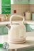 Kiwi Kk-3340 Paslanmaz Çelik Retro Su Isıtıcı Kettle Bej